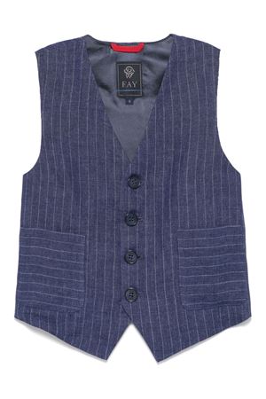 Pinstripe Waistcoat FAY KIDS | FW2Q12I0272667AV